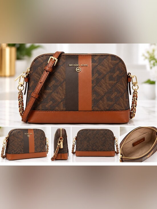 Michael Kors Handbags - Michael Kors Crossbody Bag in Brown and Tan